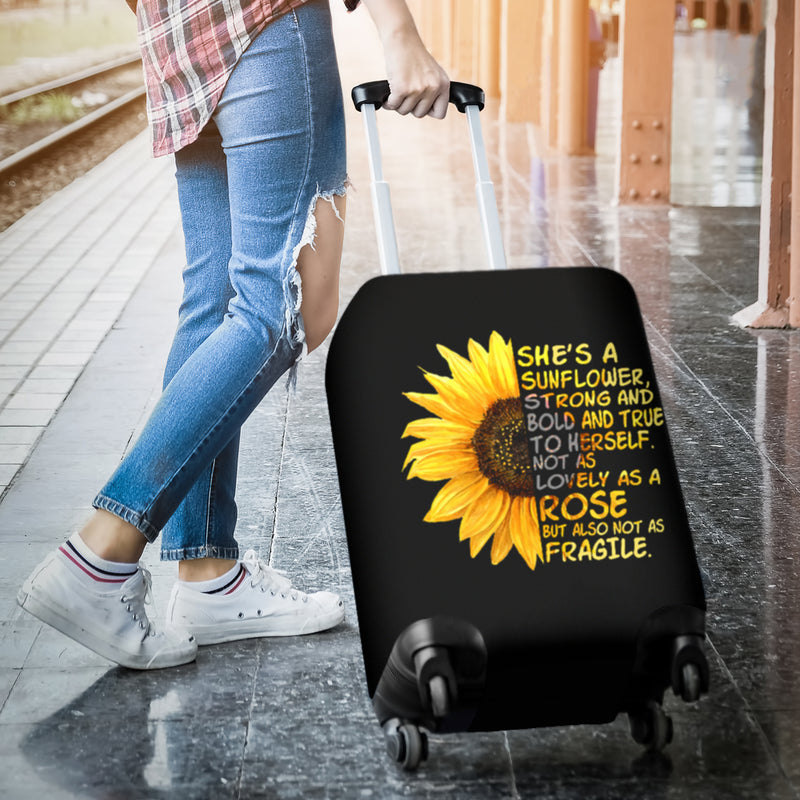 Sunflowers She'S A Sunflower Luggage Cover Suitcase Protector Suitcase Protector Nearkii