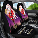 Zero Two Darling In The Franxx Darkness My Old Friend Hippie Moon Zipper Premium Custom Car Seat Covers Decor Protectors Nearkii