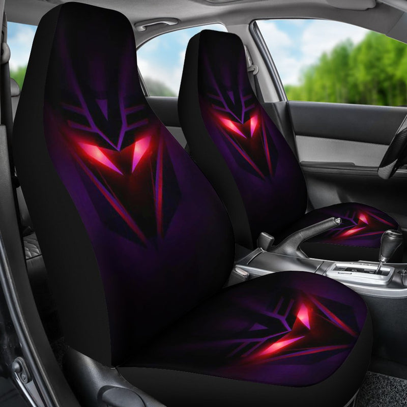 Decepticons Night Logo Premium Custom Car Seat Covers Decor Protectors Nearkii