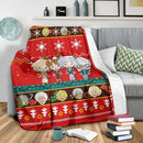 Red Golden Girls Christmas Blanket Amazing Gift Idea Nearkii