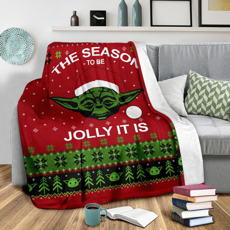 Star Wars The Season To Be Jolly It Is Ugly Christmas Custom Blanket Home Decor Nearkii