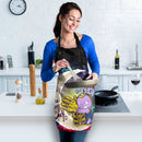 Cute Thanos Love You To The Moon Galaxy Custom Apron Best Gift For Anyone Who Loves Cooking