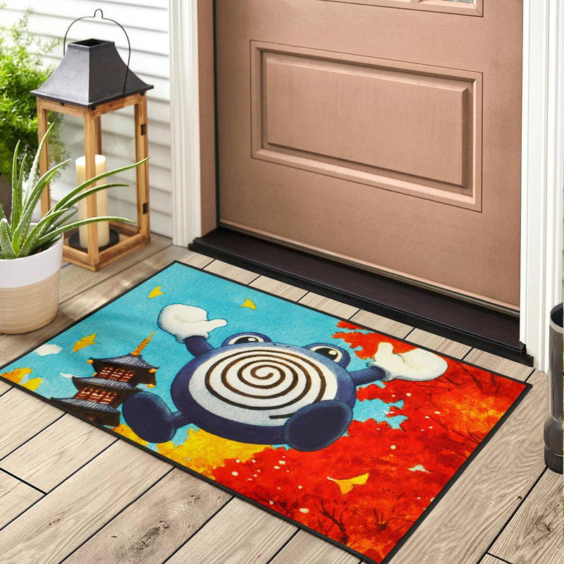 Poliwhirl Japan Pokemon Anime Doormat Nearkii