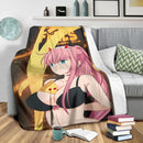 Zero Two Anime Girl Premium Blanket Nearkii