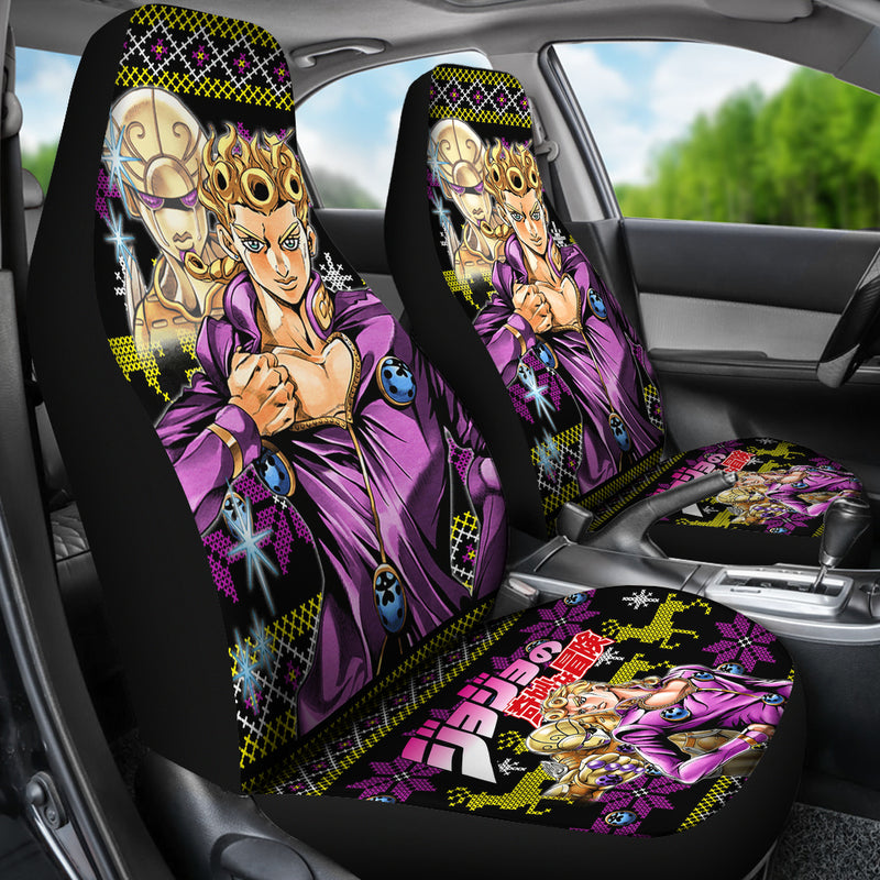 Jojo'S Bizarre Adventure Christmas Premium Custom Car Seat Covers Decor Protectors Nearkii