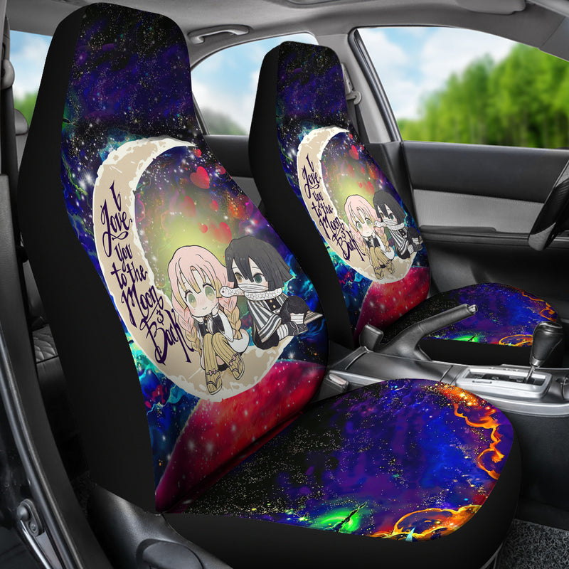Kanroji And Kaburamaru Demon Slayer Love You To The Moon Galaxy Premium Custom Car Seat Covers Decor Protectors Nearkii