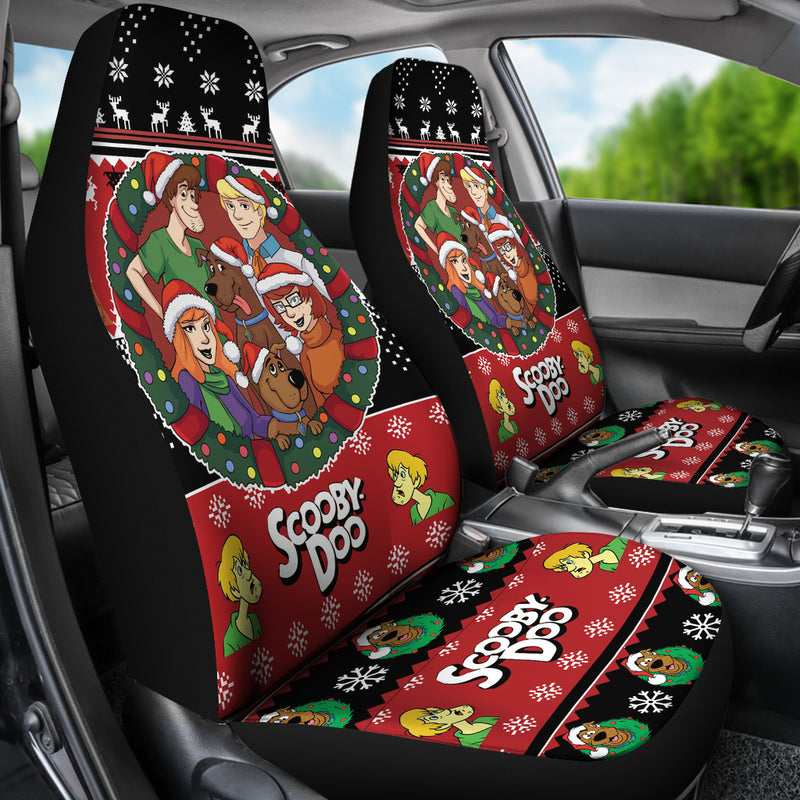 Scooby Doo Christmas Premium Custom Car Seat Covers Decor Protectors Nearkii