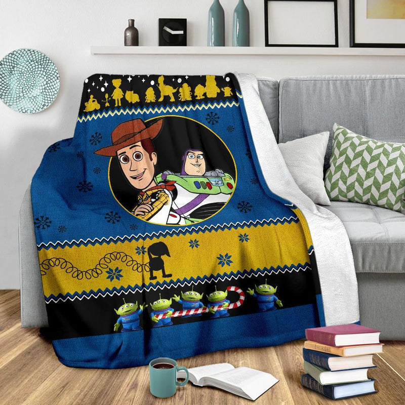 Toy Story Ugly Christmas Custom Blanket Home Decor