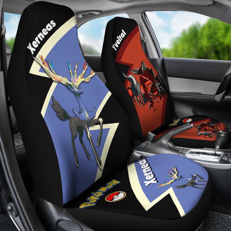 Xerneas Yveltal Pokemon Premium Custom Car Seat Covers Decor Protectors Nearkii