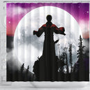 Jujutsu Kaisen Sukuna Moon Night Shower Curtain Nearkii