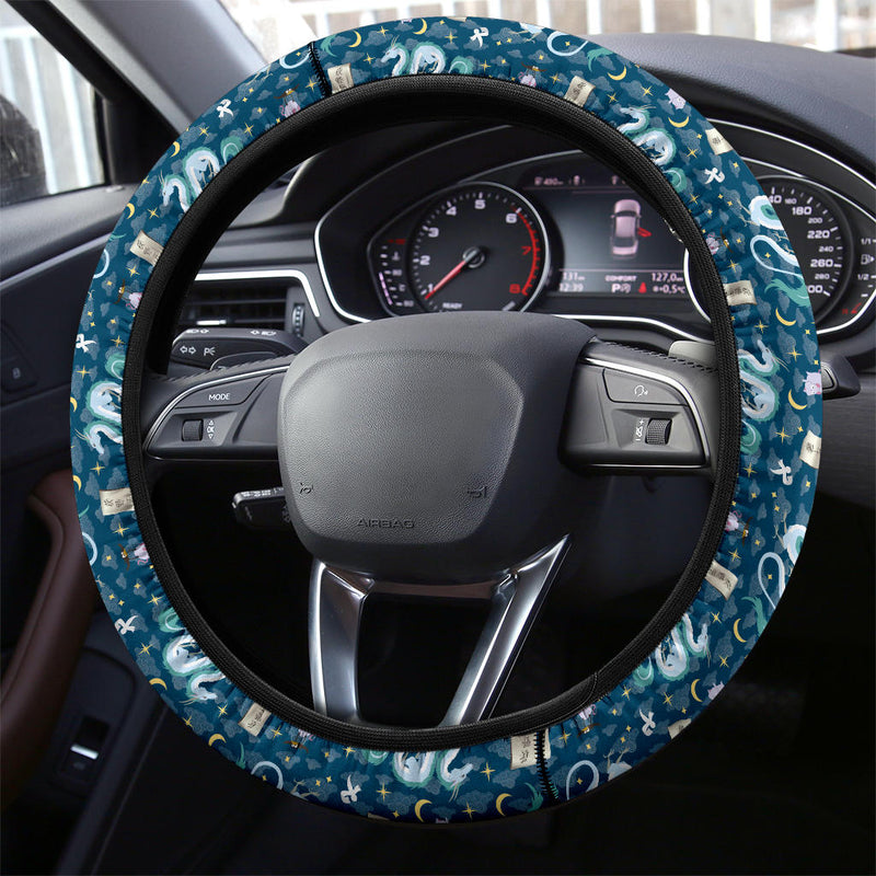 Ghibli Blue Dragon Premium Car Steering Wheel Cover Nearkii