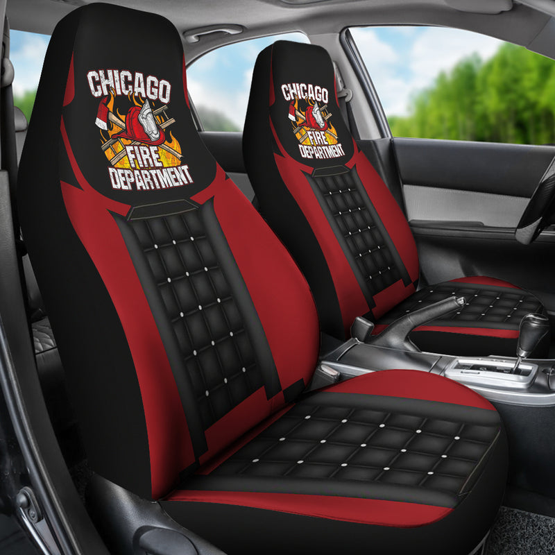 Best Us Fire Fighter 3 Premium Custom Car Seat Covers Decor Protector Nearkii