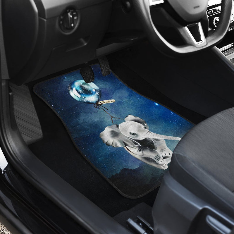 Baby Elephant Bubble Front And Back Car Mats (Set Of 4) Nearkii