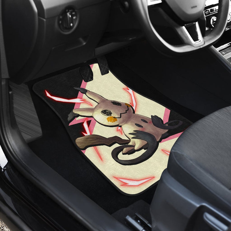 Mimikyu Car Floor Mats Custom Anime Pokemon Car Interior Accessories Nearkii