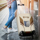 Attack On Titan Logo 1 Luggage Cover Suitcase Protector Nearkii