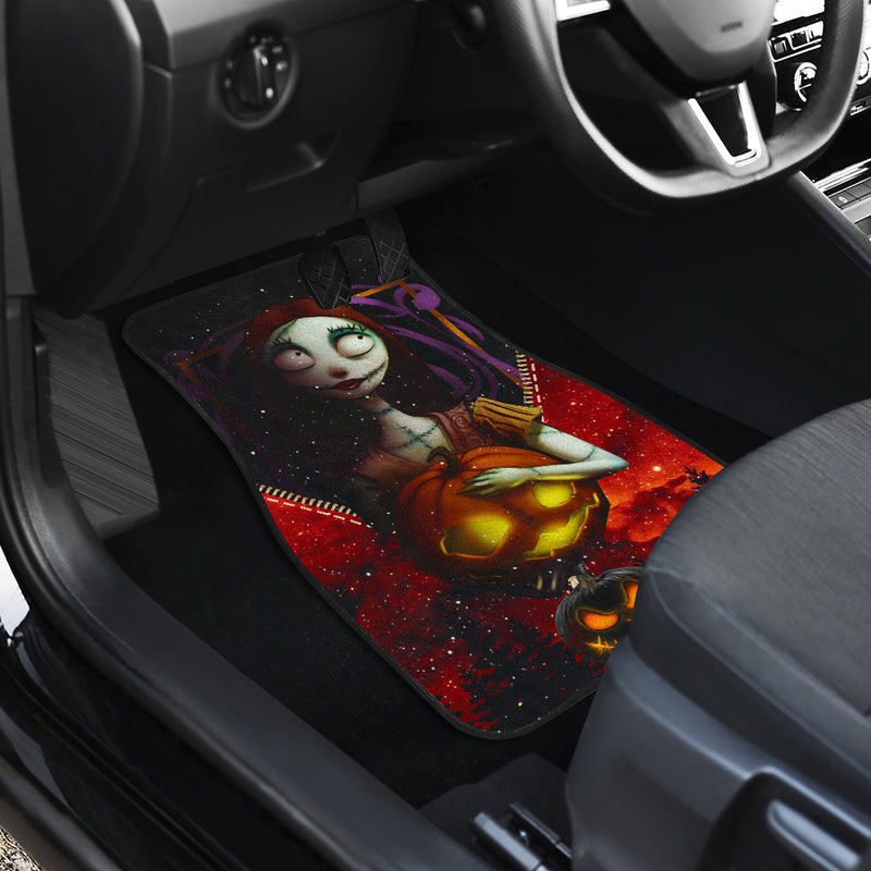 Red Jack And Sally Nightmare Before Christmas Darkness Car Floor Mats Car Accessories Nearkii