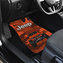 Orange Jeep Camouflage Car Floor Mats Car Accessories Nearkii