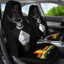 Black New Mighty Morphin Power Rangers Premium Custom Car Seat Covers Decor Protectors Nearkii