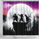 Demon Slayer Kimetsu No Yaiba Moonnight Shower Curtain Nearkii