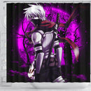 Kakashi Anbu Anime Moonlight Shower Curtain Nearkii