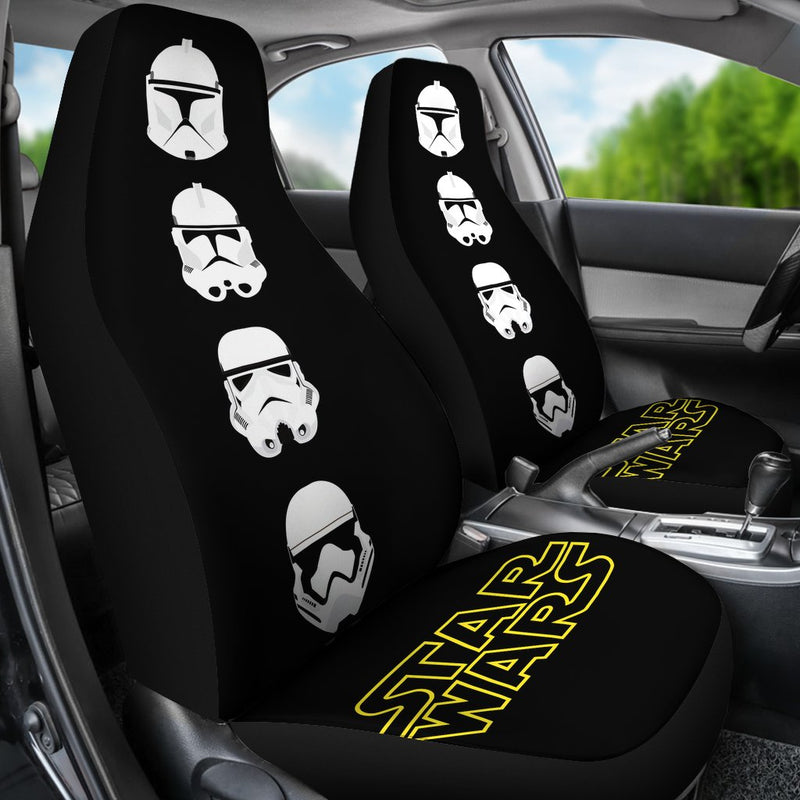 Stormstrooper Head Premium Custom Car Seat Covers Decor Protector Nearkii