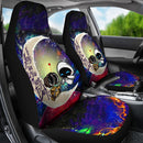 Wall-E Couple Love You To The Moon Galaxy Car Seat Covers