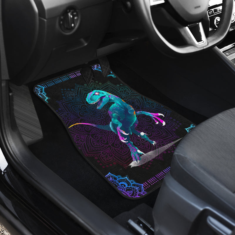 Dinosaur Mandala Car Floor Mats Car Accessories Nearkii