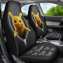 Pikachu Get In Sit Down Shut Up Hold On Zipper Car Seat Covers Nearkii