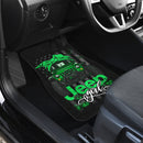 Halloween American Flag Dark Green Jeep Girl Car Floor Mats Car Accessories Nearkii