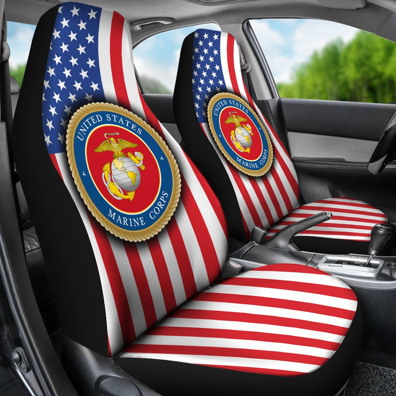 Best United States Marine Corps Premium Custom Car Seat Covers Decor Protector Nearkii