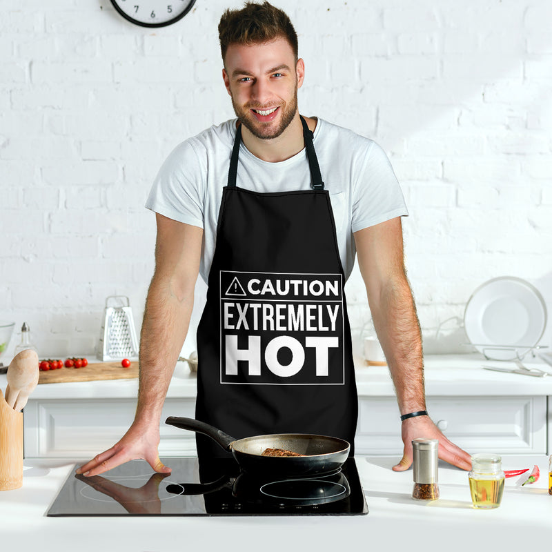 Caution Extremely Hot Custom Apron Best Gift For Anyone Who Loves Cooking Nearkii