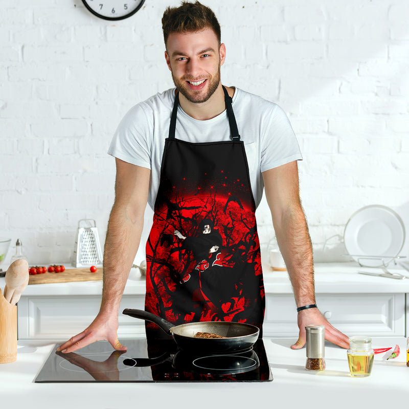 Itachi Moon Reg Moonlight Custom Apron Best Gift For Anyone Who Loves Cooking Nearkii