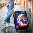 SAO Sword Art Online Asuna Kirito Love You To The Moon Galaxy Luggage Cover Suitcase Protector Nearkii