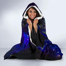 Zenitsu And Nezuko Chibi Demon Slayer Love You To The Moon Galaxy Economy Hooded Blanket Nearkii