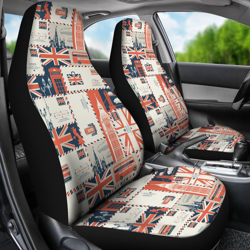 Best Uk And London Theme Premium Custom Car Seat Covers Decor Protector Nearkii