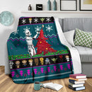Starwars Blue Christmas Blanket Amazing Gift Idea Nearkii