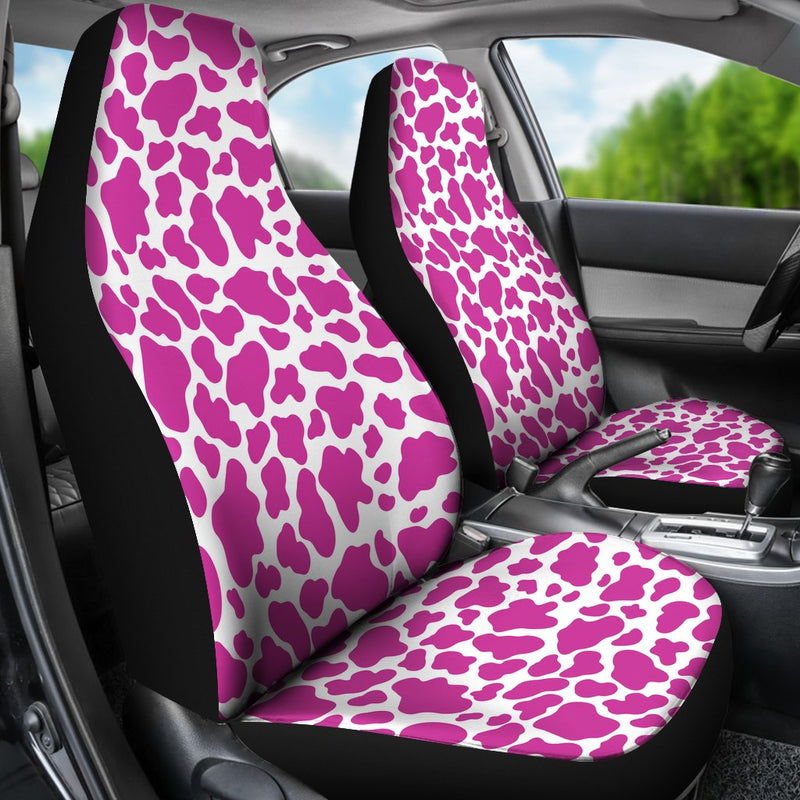 Best Pink Cow Print Car Seat Car Decor Car Protector Nearkii