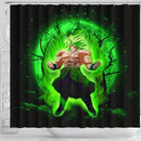 Broly Anime Moonlight Shower Curtain Nearkii