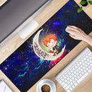 Cute Hinata Haikyuu Love You To The Moon Galaxy Mouse Mat Nearkii