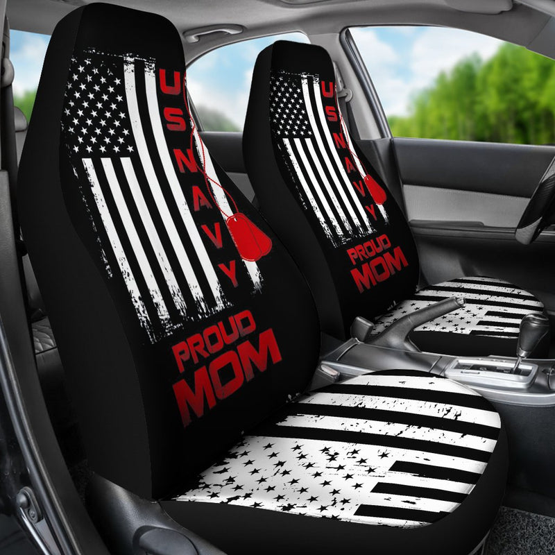 Best Veteran U.S. Navy Mom Premium Custom Car Seat Covers Decor Protector Nearkii