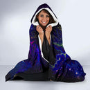 Stitch Yoga Love You To The Moon Galaxy Economy Hooded Blanket Nearkii