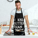 I Kiss Better Than I Cook Custom Apron Best Gift For Anyone Who Loves Cooking Nearkii