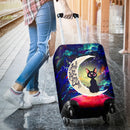 Sailor Moon Cat Love You To The Moon Galaxy Luggage Cover Suitcase Protector Nearkii