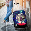 Anime Girl Soul Eater Love You To The Moon Galaxy Luggage Cover Suitcase Protector Nearkii