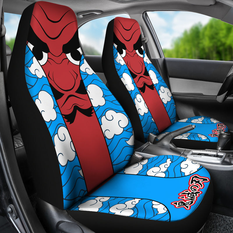 Demon Slayer Sakonji Urokodaki Anime Premium Custom Car Seat Covers Decor Protectors Nearkii