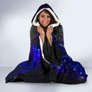 Stitch Love You To The Moon Galaxy Economy Hooded Blanket Nearkii
