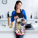 Astronaut Chibi Love You To The Moon Galaxy Custom Apron Best Gift For Anyone Who Loves Cooking Nearkii