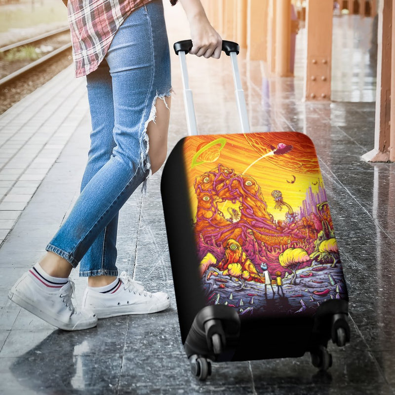 Rick And Morty Luggage Cover Suitcase Protector 3 Nearkii