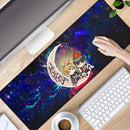 Hinata And Tobio Haikyuu Love You To The Moon Galaxy Mouse Mat Nearkii