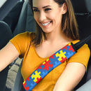 Autism Puzzle Premium Custom Car Seat Belt Covers Nearkii